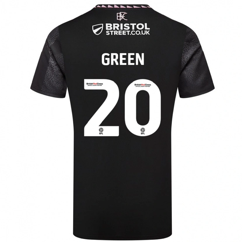 Danxen Kid Etienne Green #20 Black Away Jersey 2024/25 T-Shirt