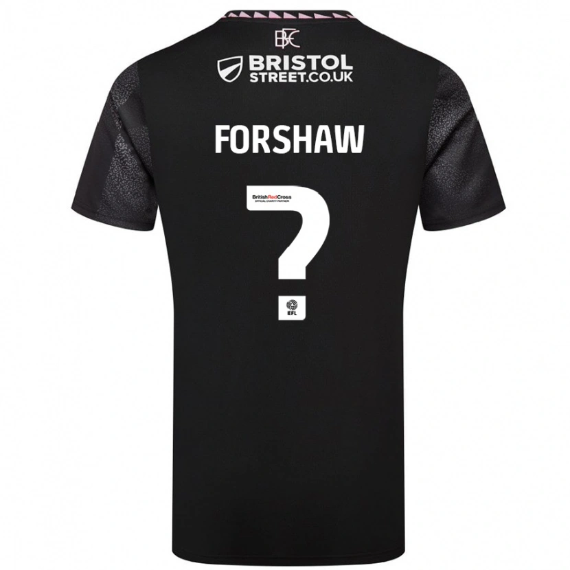 Danxen Kid Lewis Forshaw #0 Black Away Jersey 2024/25 T-Shirt