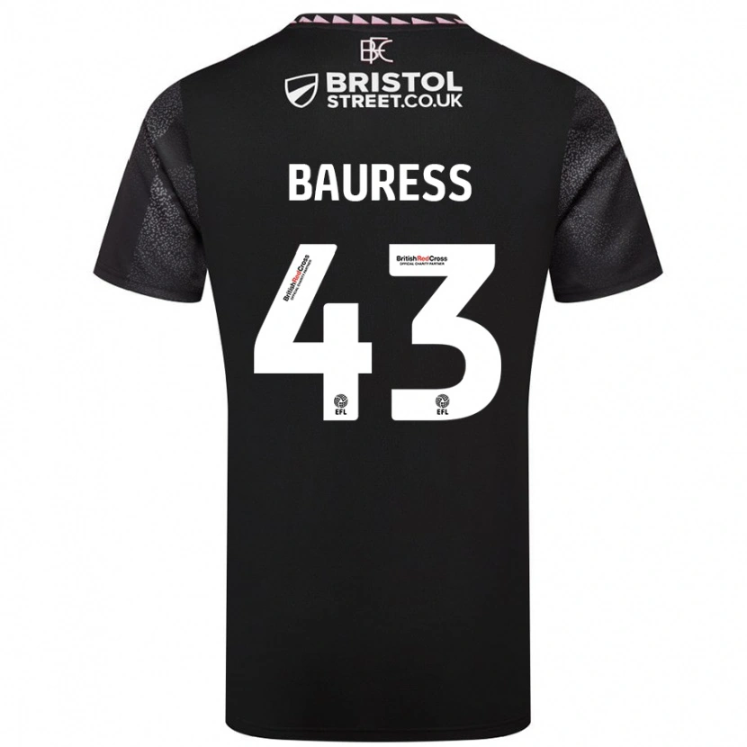 Danxen Kid Joe Bauress #43 Black Away Jersey 2024/25 T-Shirt