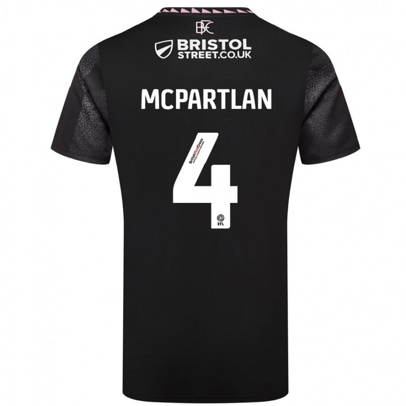 Danxen Kid Brenna Mcpartlan #4 Black Away Jersey 2024/25 T-Shirt