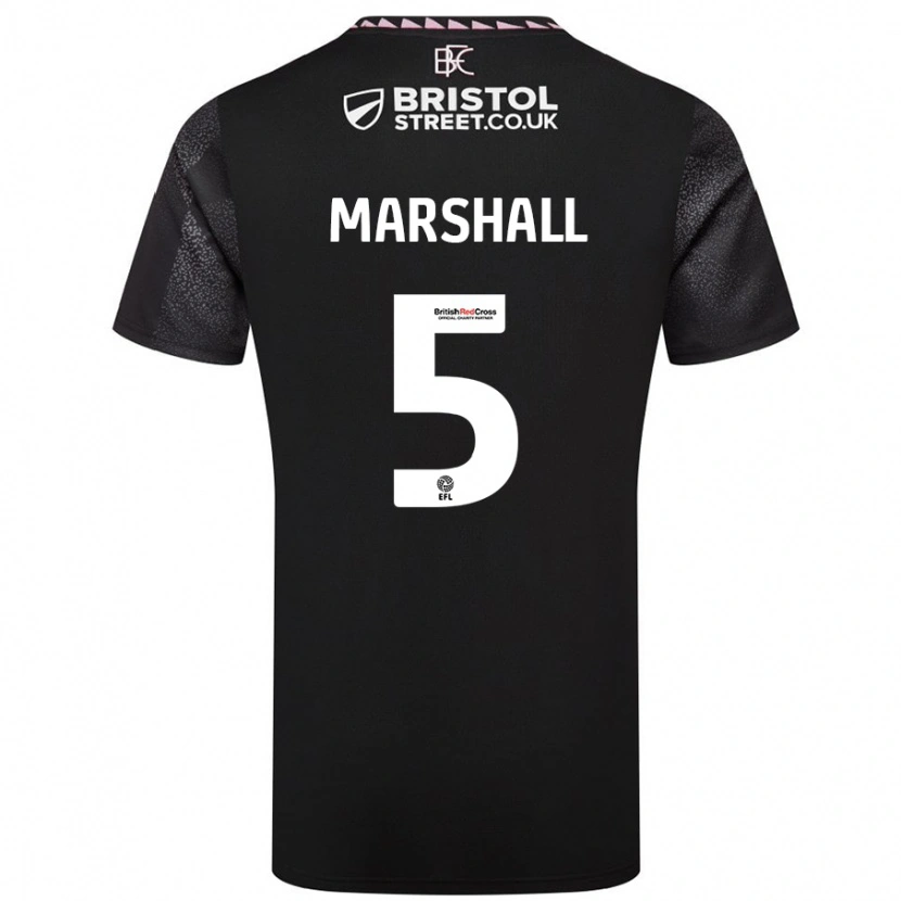 Danxen Kid Georgia Marshall #5 Black Away Jersey 2024/25 T-Shirt