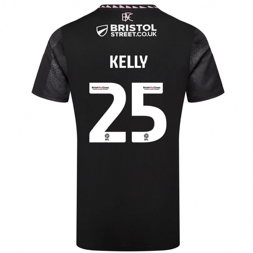 Danxen Kid Aimee Kelly #25 Black Away Jersey 2024/25 T-Shirt