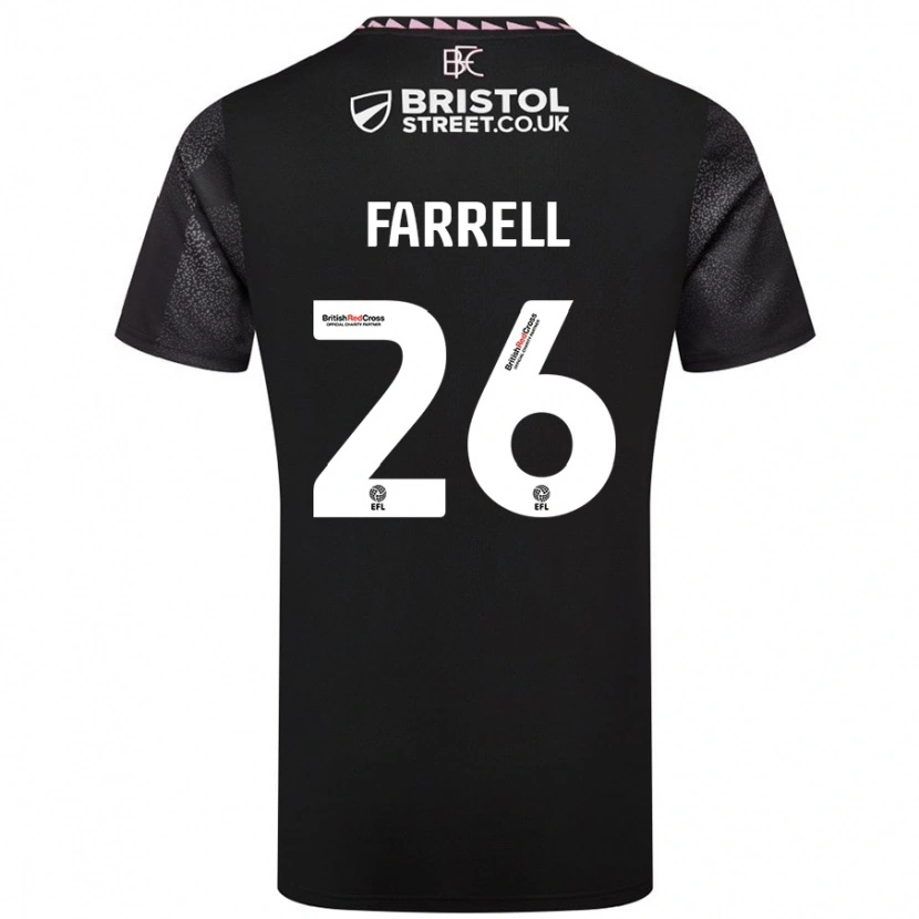 Danxen Kid Lucy Farrell #26 Black Away Jersey 2024/25 T-Shirt