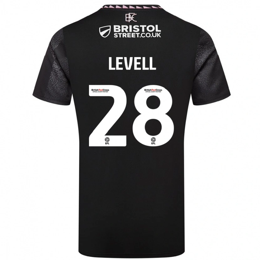 Danxen Kid Kirstie Levell #28 Black Away Jersey 2024/25 T-Shirt