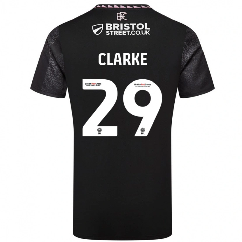 Danxen Kid Abby Clarke #29 Black Away Jersey 2024/25 T-Shirt