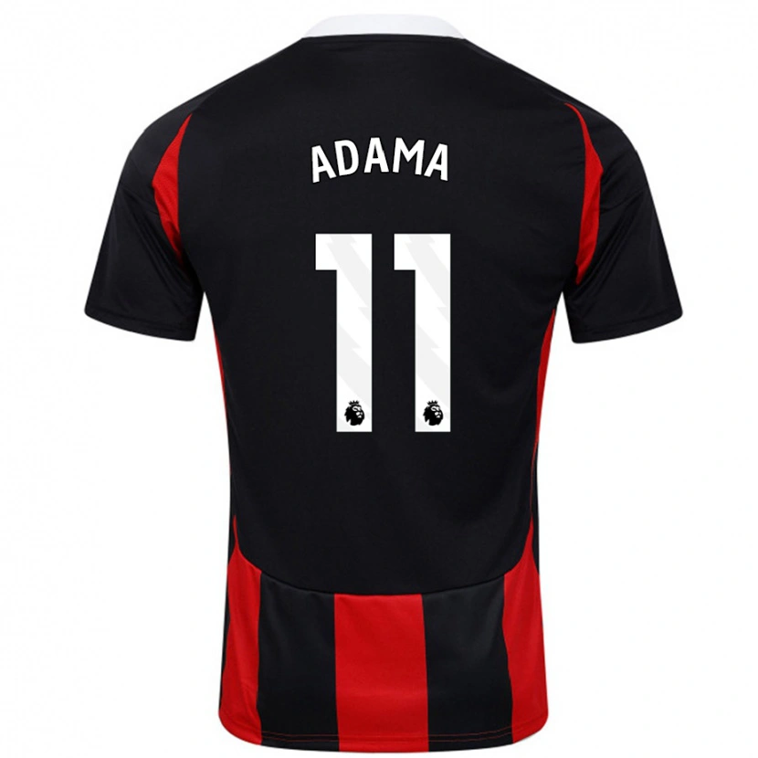 Danxen Kid Adama Traoré #11 Black Red Away Jersey 2024/25 T-Shirt