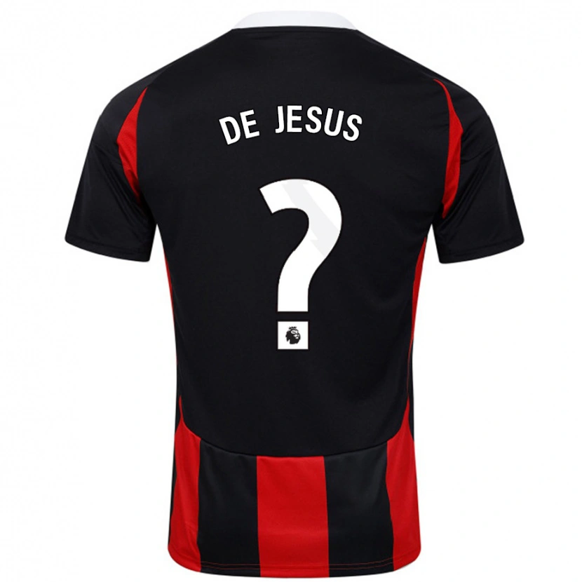 Danxen Kid Brad De Jesus #0 Black Red Away Jersey 2024/25 T-Shirt