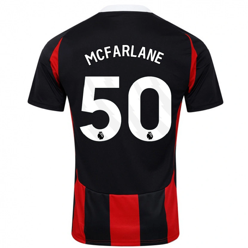 Danxen Kid Callum Mcfarlane #50 Black Red Away Jersey 2024/25 T-Shirt