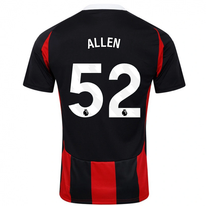 Danxen Kid Michael Allen #52 Black Red Away Jersey 2024/25 T-Shirt