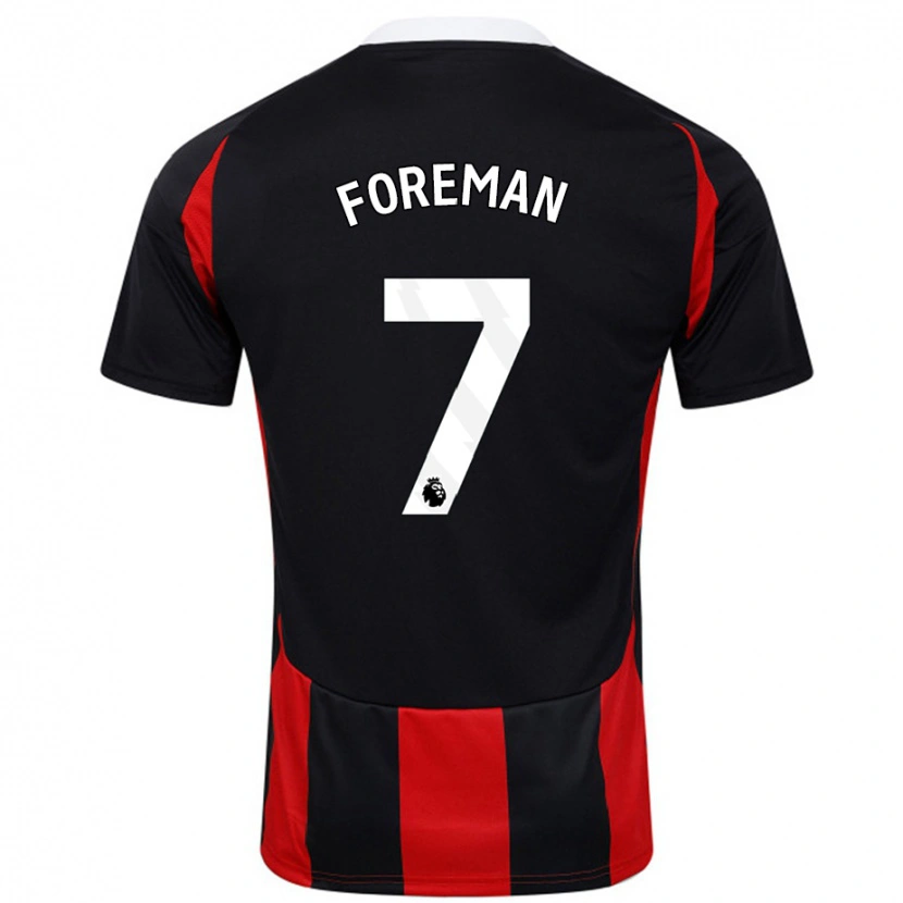 Danxen Kid Tia Foreman #7 Black Red Away Jersey 2024/25 T-Shirt