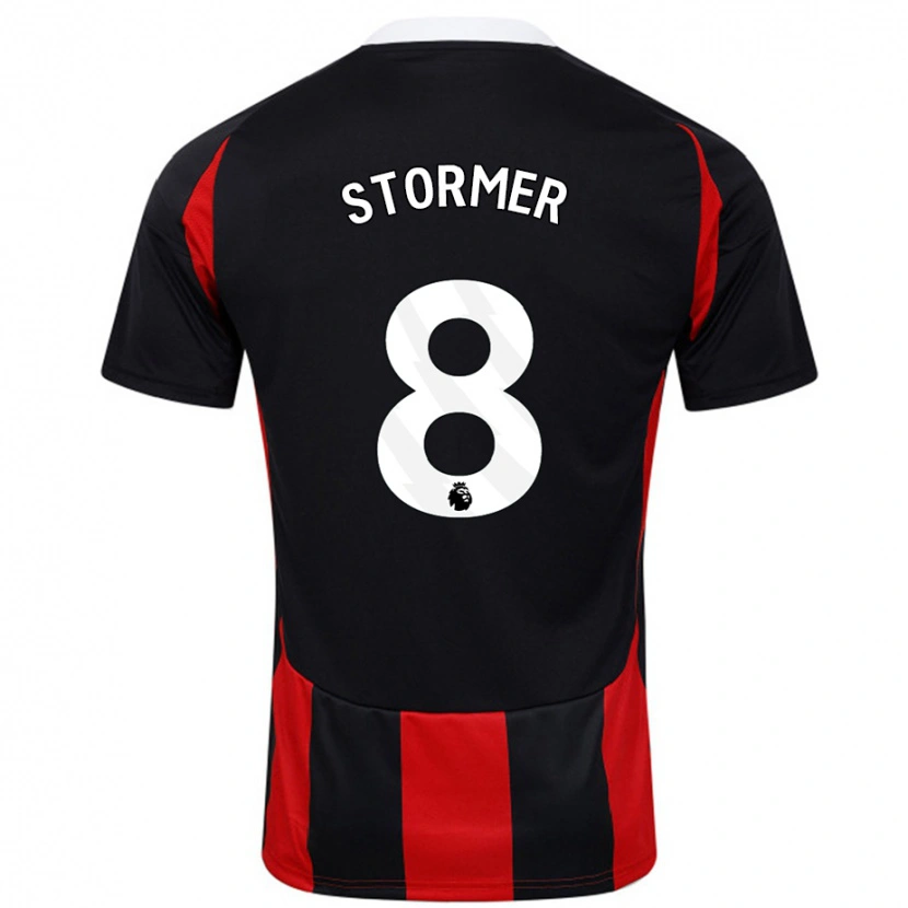 Danxen Kid Becky Stormer #8 Black Red Away Jersey 2024/25 T-Shirt