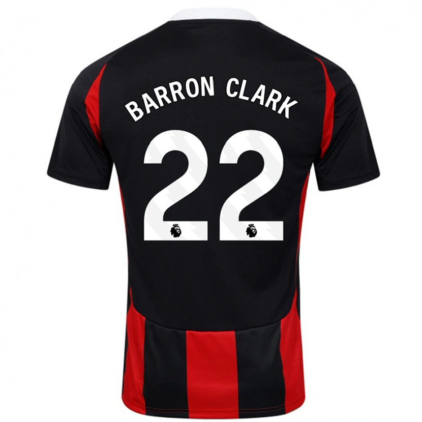 Danxen Kid Betty Barron-Clark #22 Black Red Away Jersey 2024/25 T-Shirt