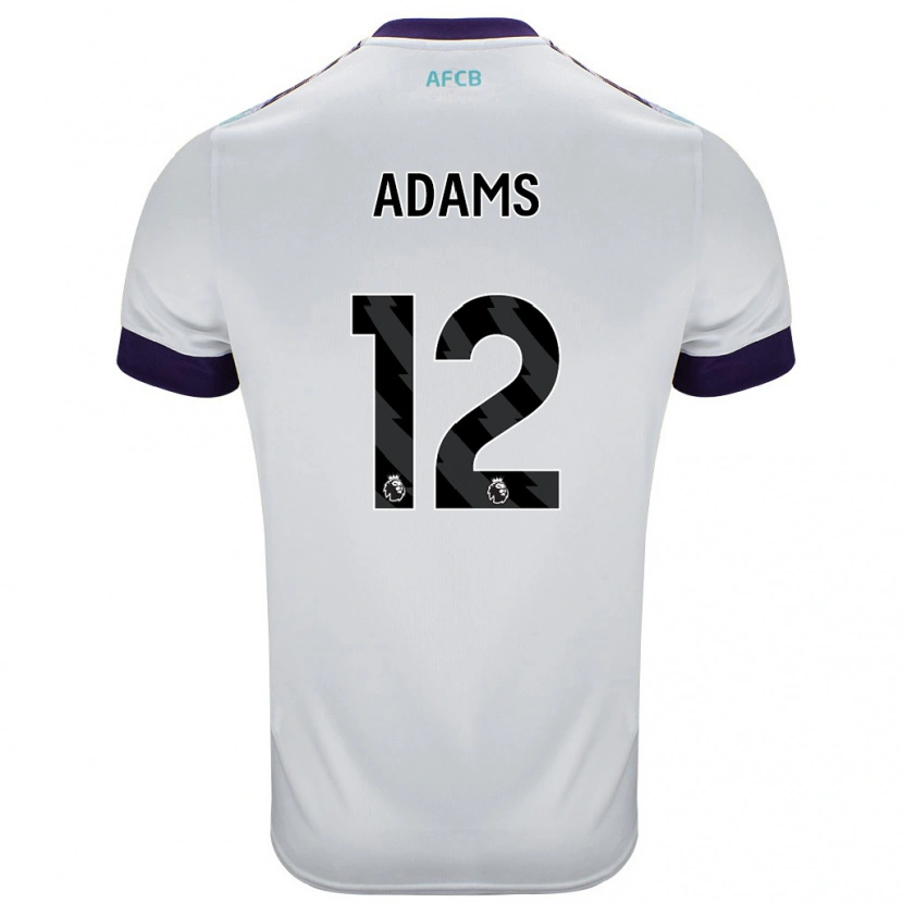 Danxen Kid Tyler Adams #12 White Green Purple Away Jersey 2024/25 T-Shirt