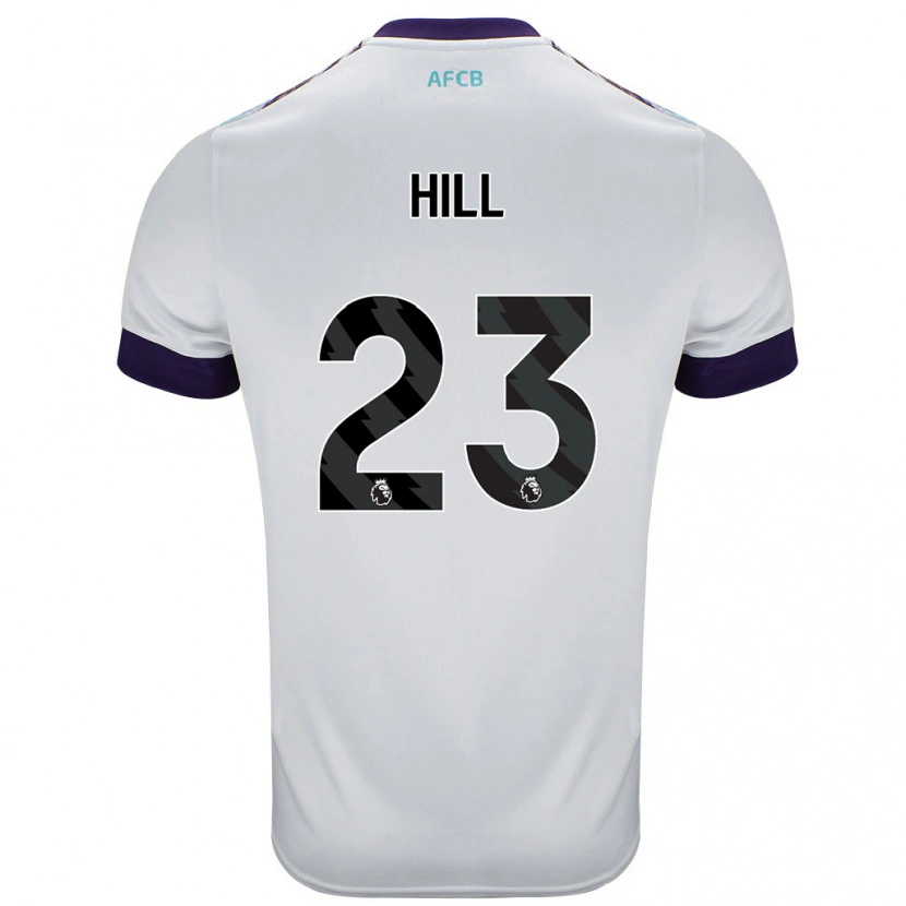 Danxen Kid James Hill #23 White Green Purple Away Jersey 2024/25 T-Shirt