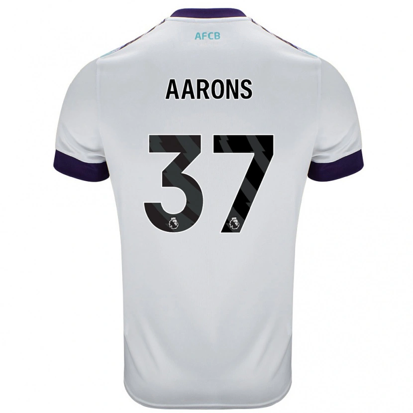 Danxen Kid Max Aarons #37 White Green Purple Away Jersey 2024/25 T-Shirt