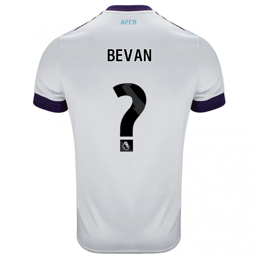 Danxen Kid Owen Bevan #0 White Green Purple Away Jersey 2024/25 T-Shirt