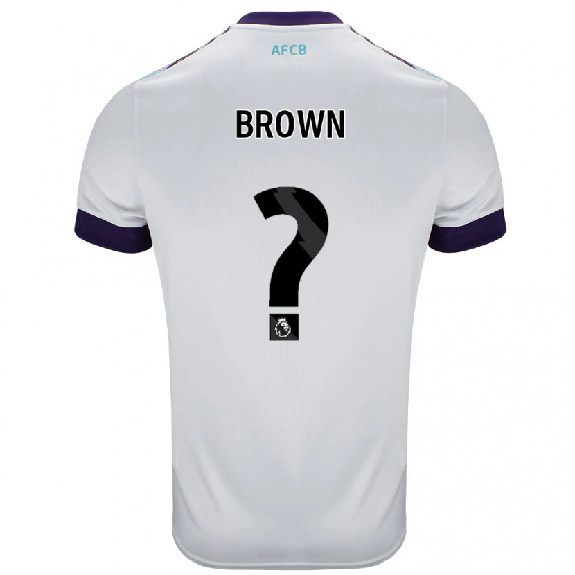 Danxen Kid Lewis Brown #0 White Green Purple Away Jersey 2024/25 T-Shirt