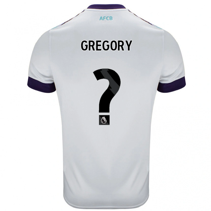 Danxen Kid Karlos Gregory #0 White Green Purple Away Jersey 2024/25 T-Shirt