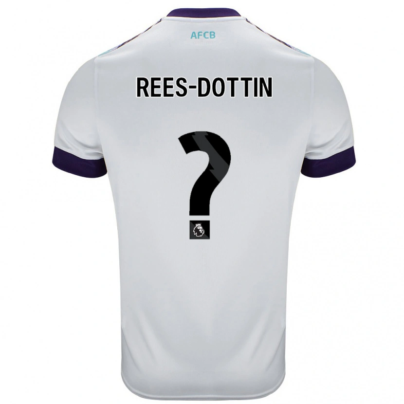 Danxen Kid Remy Rees-Dottin #0 White Green Purple Away Jersey 2024/25 T-Shirt