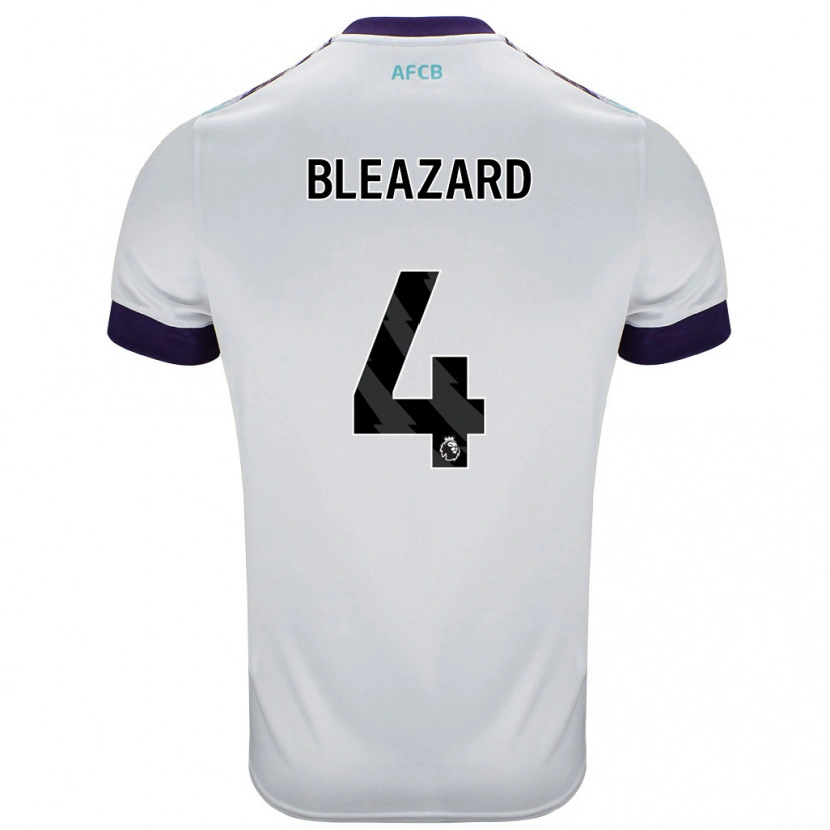 Danxen Kid Helen Bleazard #4 White Green Purple Away Jersey 2024/25 T-Shirt