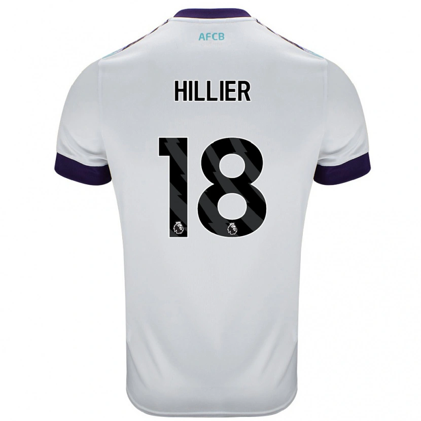 Danxen Kid Gemma Hillier #18 White Green Purple Away Jersey 2024/25 T-Shirt