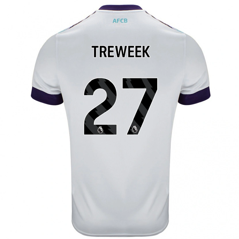 Danxen Kid Amber Treweek #27 White Green Purple Away Jersey 2024/25 T-Shirt