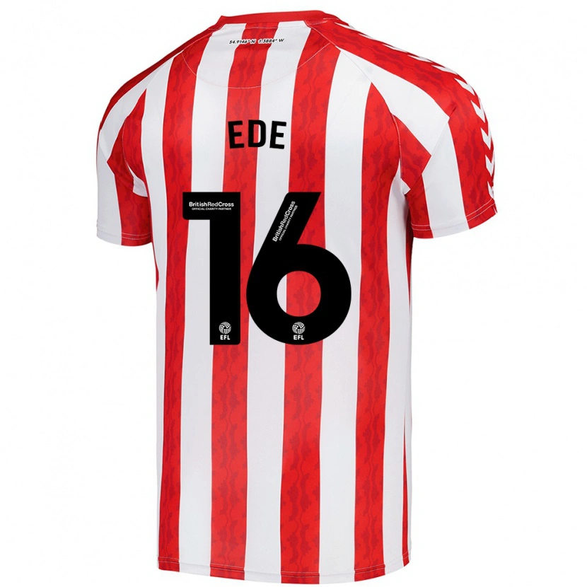 Danxen Men Grace Ede #16 Red White Home Jersey 2024/25 T-Shirt