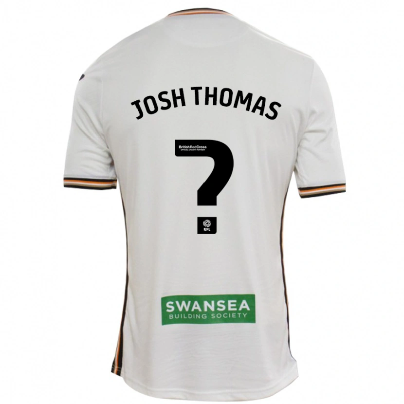 Danxen Men Josh Thomas #0 White Home Jersey 2024/25 T-Shirt