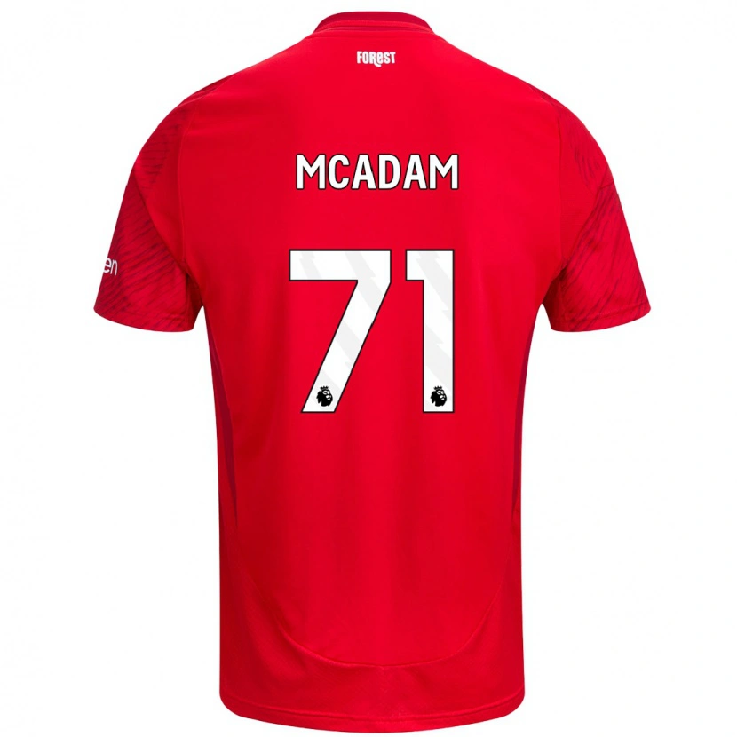 Danxen Men Kyle Mcadam #71 Red White Home Jersey 2024/25 T-Shirt