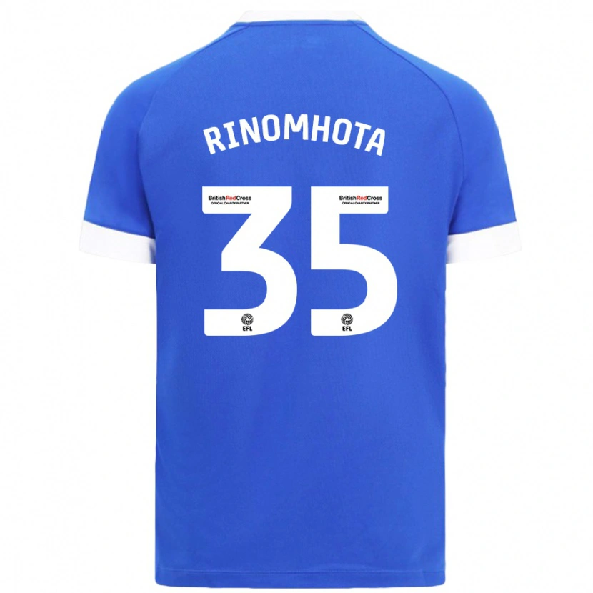 Danxen Men Andy Rinomhota #35 Sky Blue Home Jersey 2024/25 T-Shirt