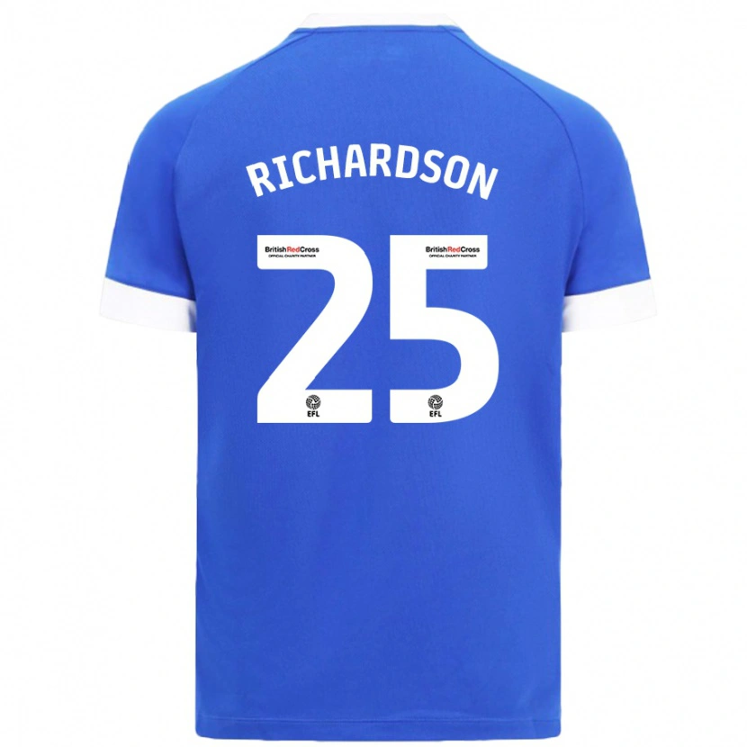 Danxen Men Tija Richardson #25 Sky Blue Home Jersey 2024/25 T-Shirt