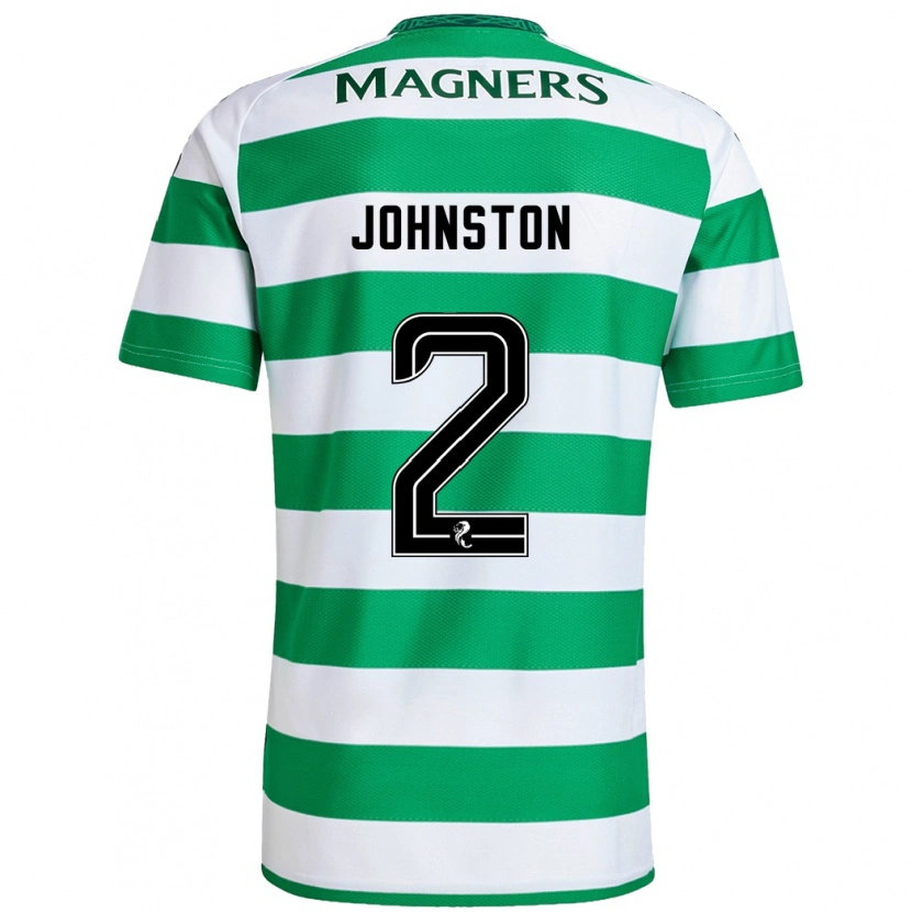 Danxen Men Alistair Johnston #2 Green White Home Jersey 2024/25 T-Shirt