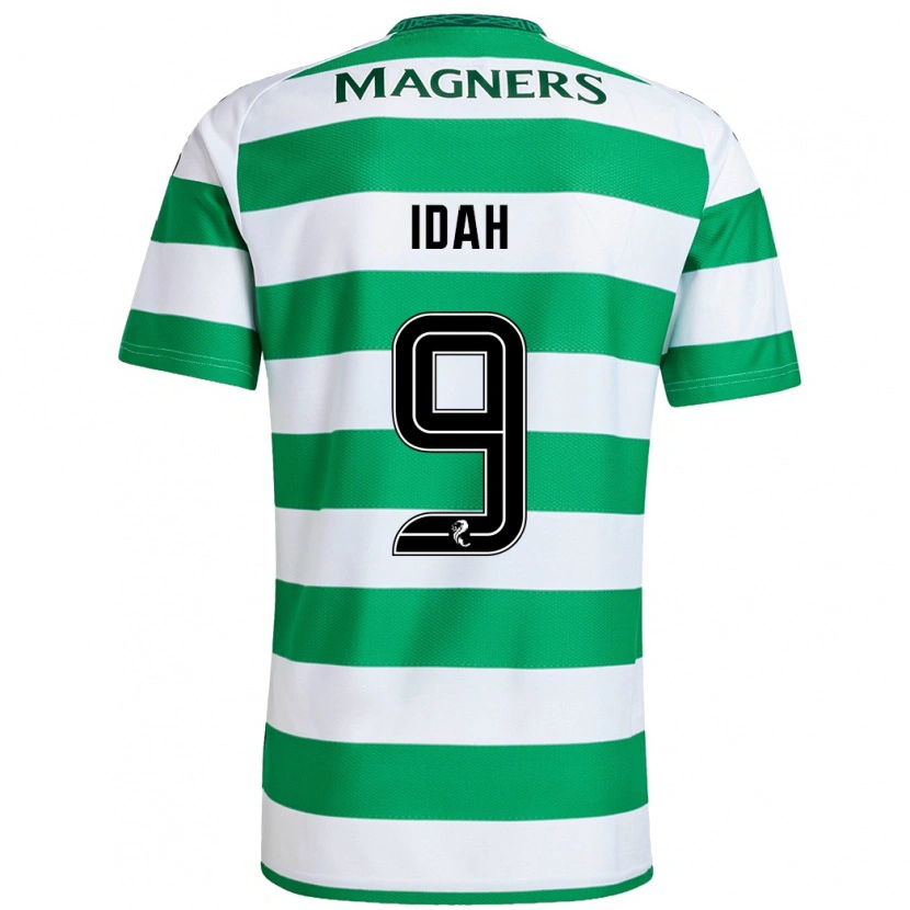 Danxen Men Adam Idah #9 Green White Home Jersey 2024/25 T-Shirt