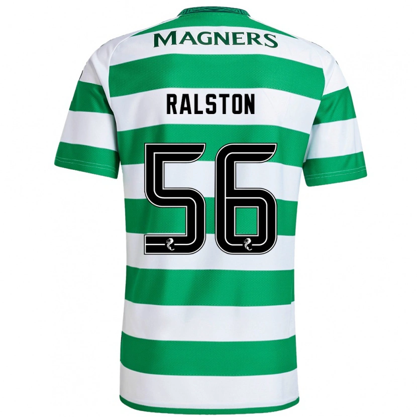 Danxen Men Anthony Ralston #56 Green White Home Jersey 2024/25 T-Shirt