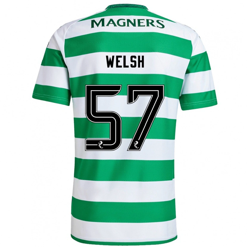 Danxen Men Stephen Welsh #57 Green White Home Jersey 2024/25 T-Shirt