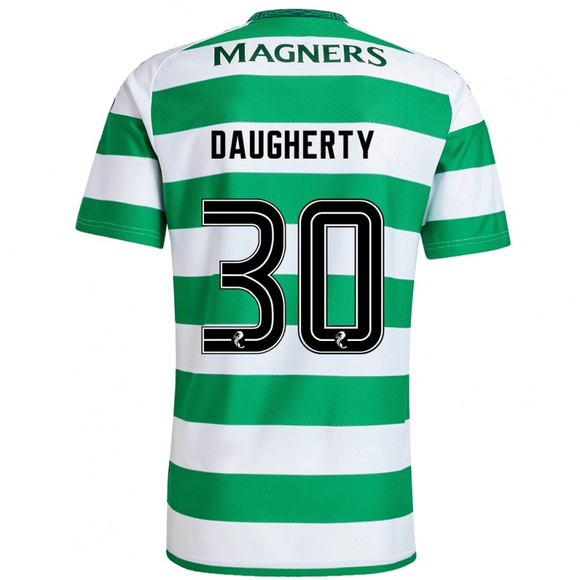 Danxen Men Kelsey Daugherty #30 Green White Home Jersey 2024/25 T-Shirt