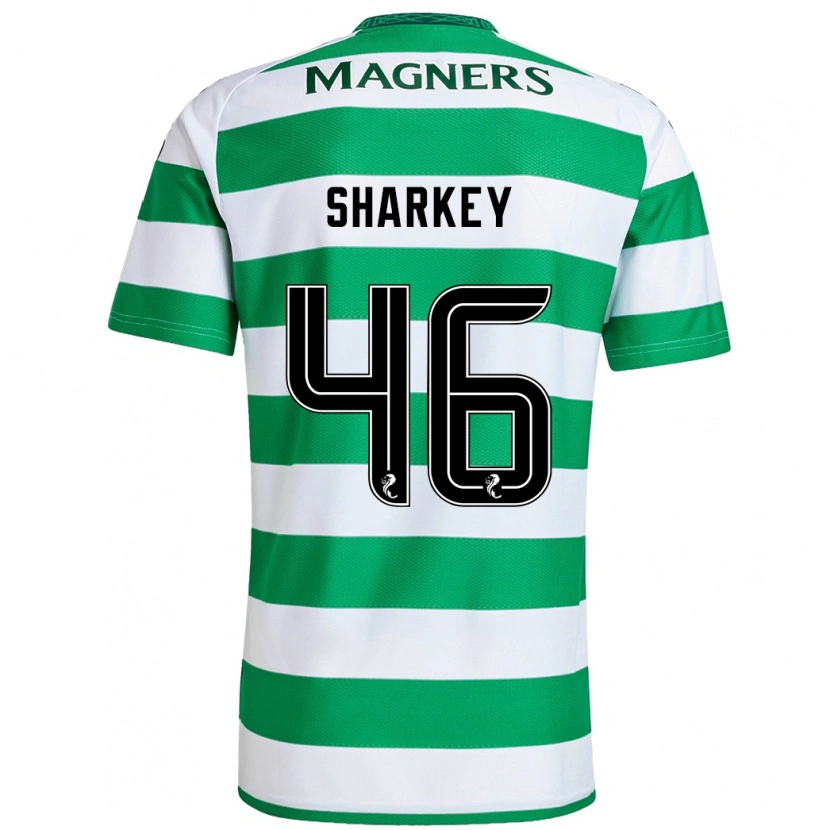 Danxen Men Amy Sharkey #46 Green White Home Jersey 2024/25 T-Shirt