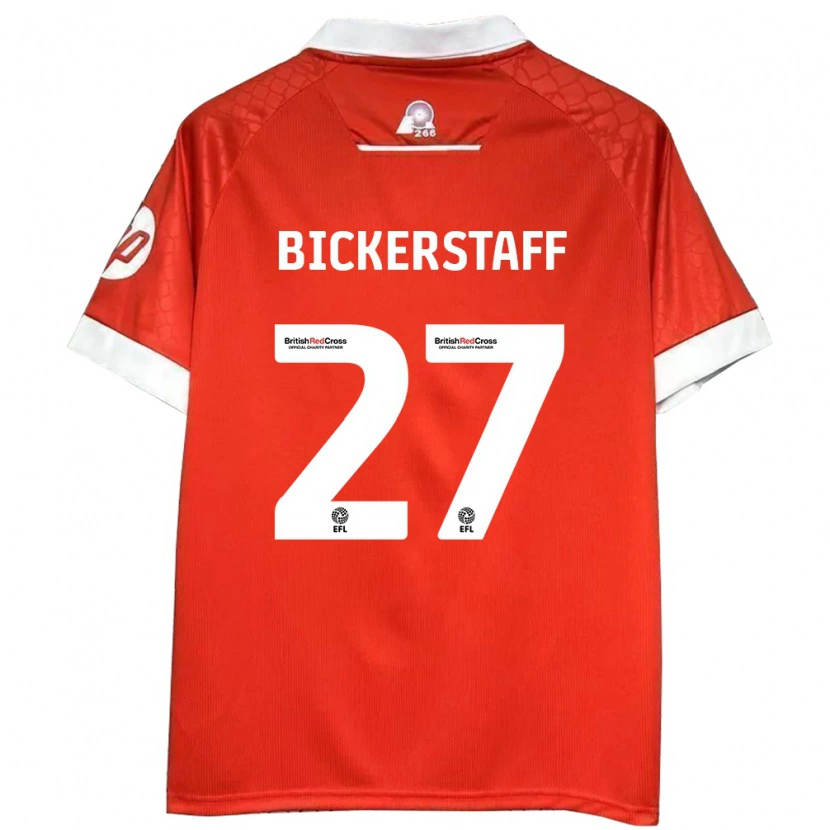 Danxen Men Jake Bickerstaff #27 Red White Home Jersey 2024/25 T-Shirt