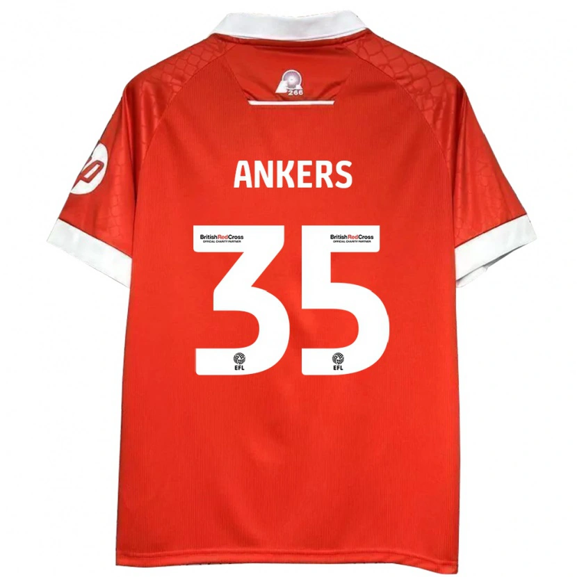 Danxen Men Chloe Ankers #35 Red White Home Jersey 2024/25 T-Shirt