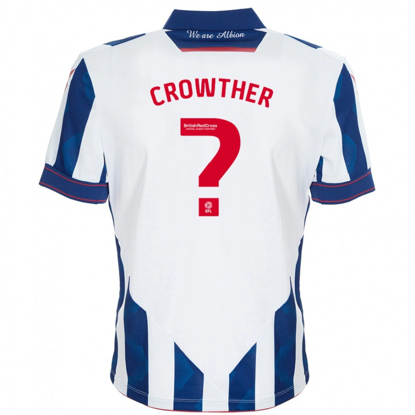 Danxen Men Matthew Crowther #0 White Dark Blue Home Jersey 2024/25 T-Shirt