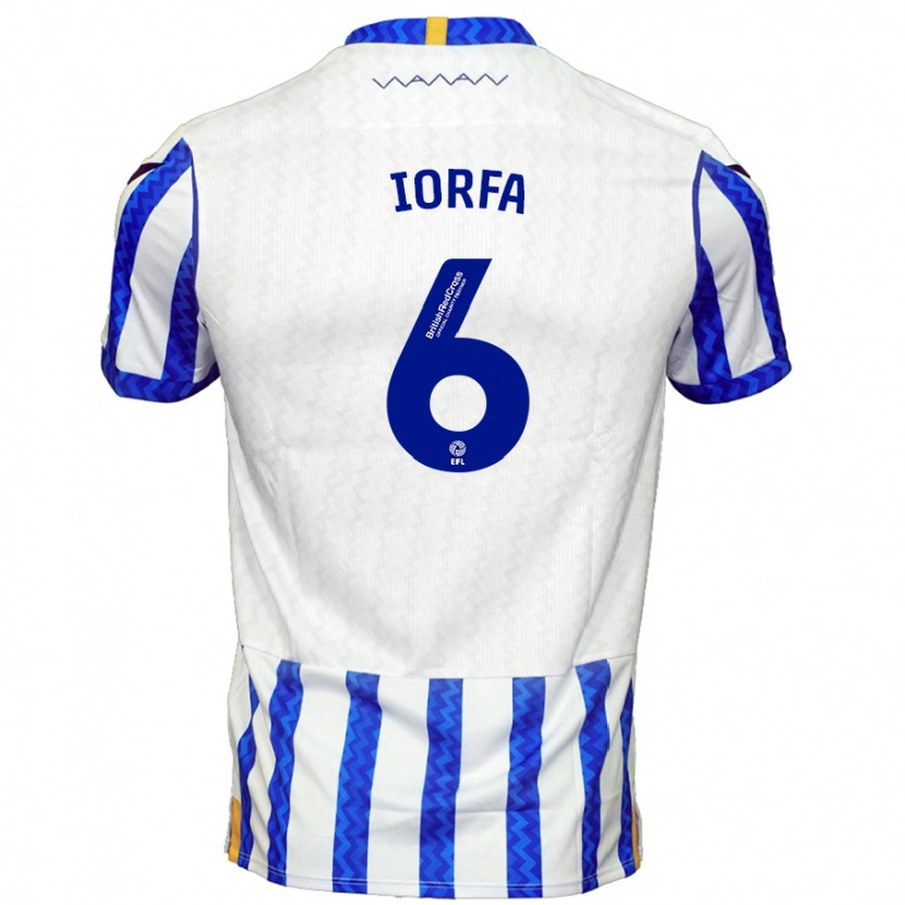 Danxen Men Dominic Iorfa #6 Blue White Home Jersey 2024/25 T-Shirt