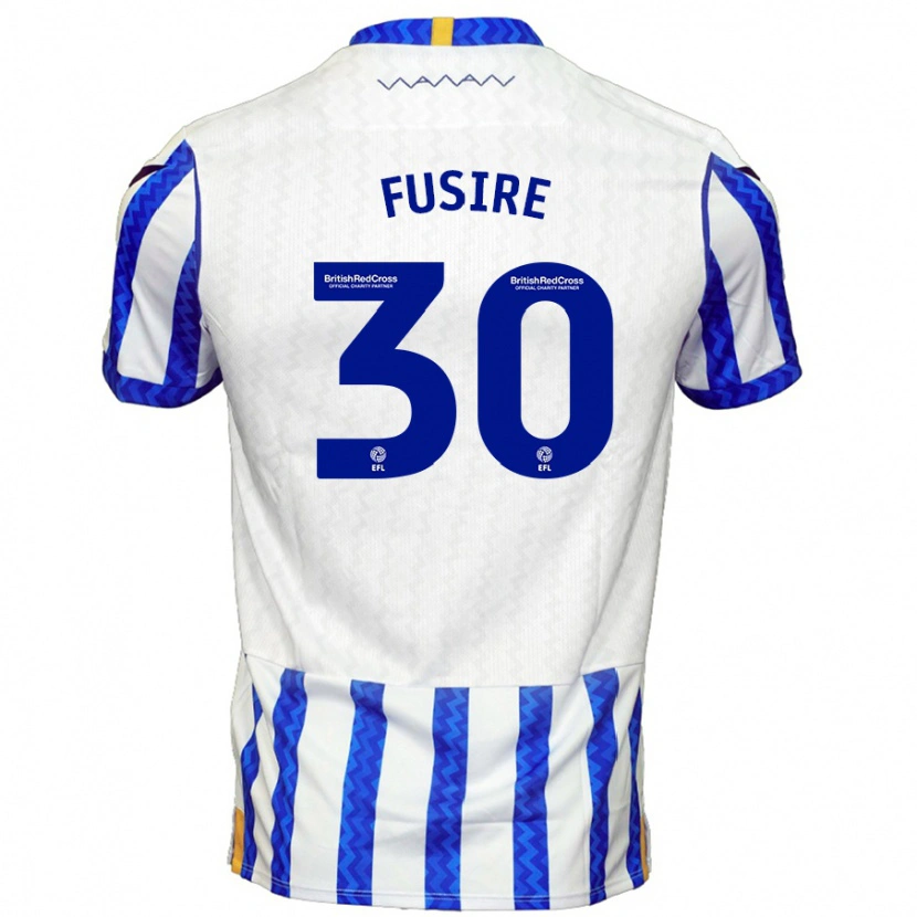 Danxen Men Sean Fusire #30 Blue White Home Jersey 2024/25 T-Shirt