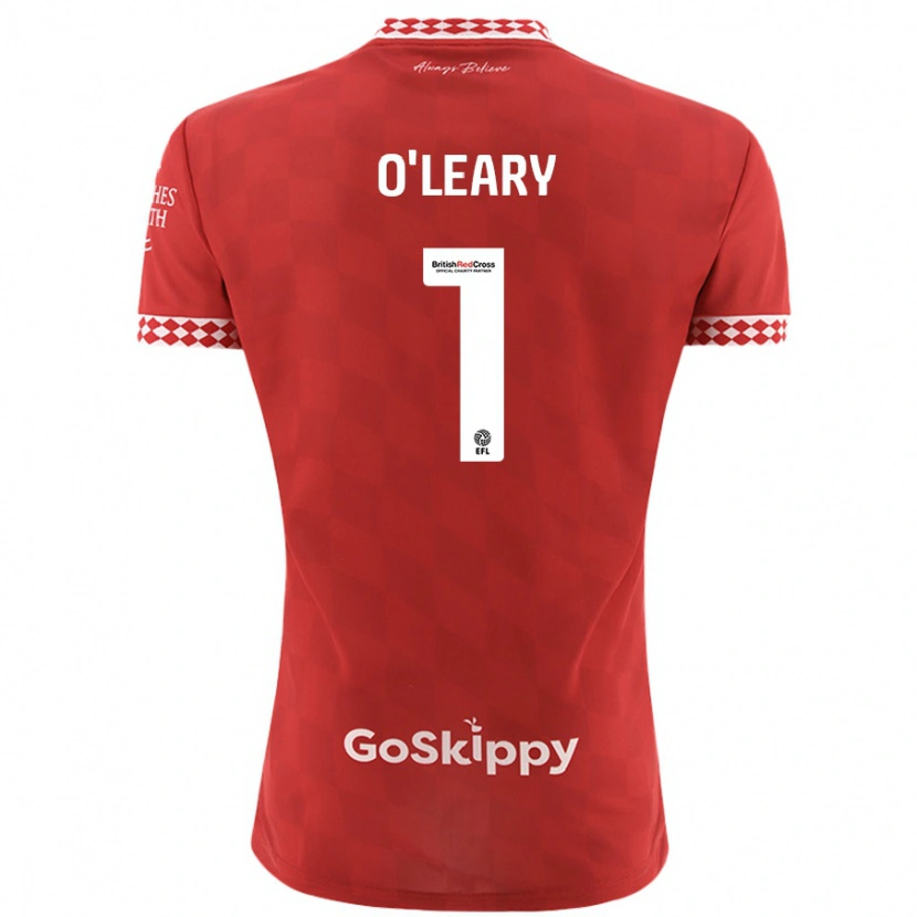 Danxen Men Max O'leary #1 Red Home Jersey 2024/25 T-Shirt