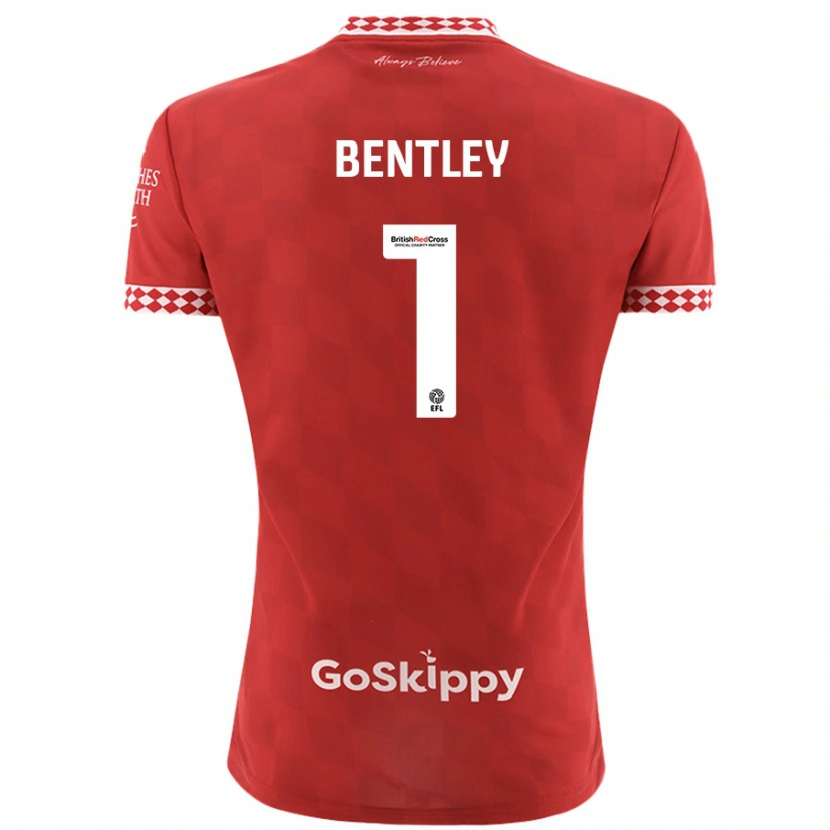 Danxen Men Fran Bentley #1 Red Home Jersey 2024/25 T-Shirt