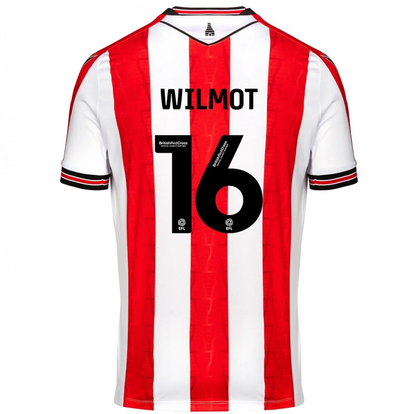 Danxen Men Ben Wilmot #16 Red White Home Jersey 2024/25 T-Shirt