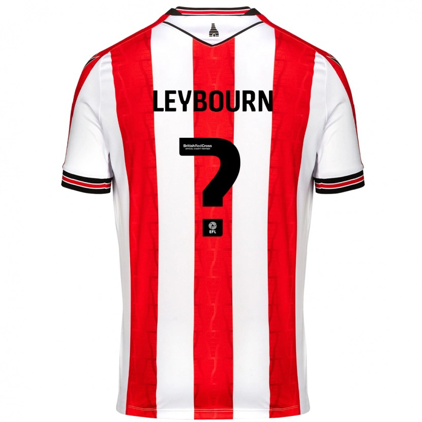 Danxen Men Charlie Leybourn #0 Red White Home Jersey 2024/25 T-Shirt