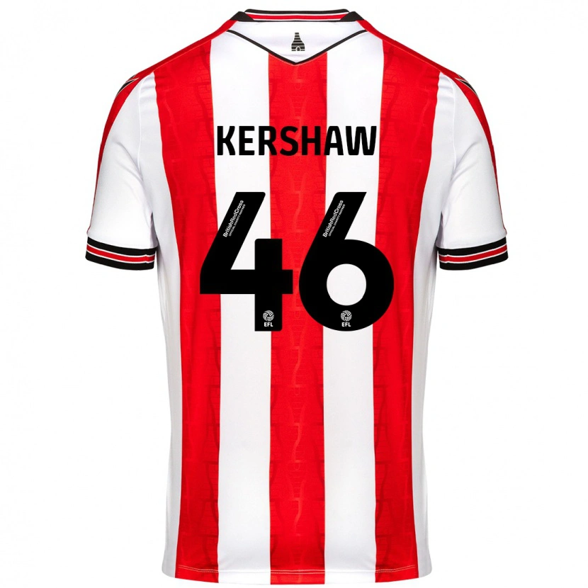 Danxen Men Ben Kershaw #46 Red White Home Jersey 2024/25 T-Shirt