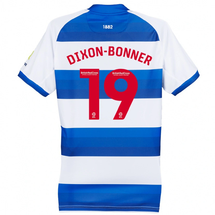 Danxen Men Elijah Dixon-Bonner #19 White Blue Home Jersey 2024/25 T-Shirt