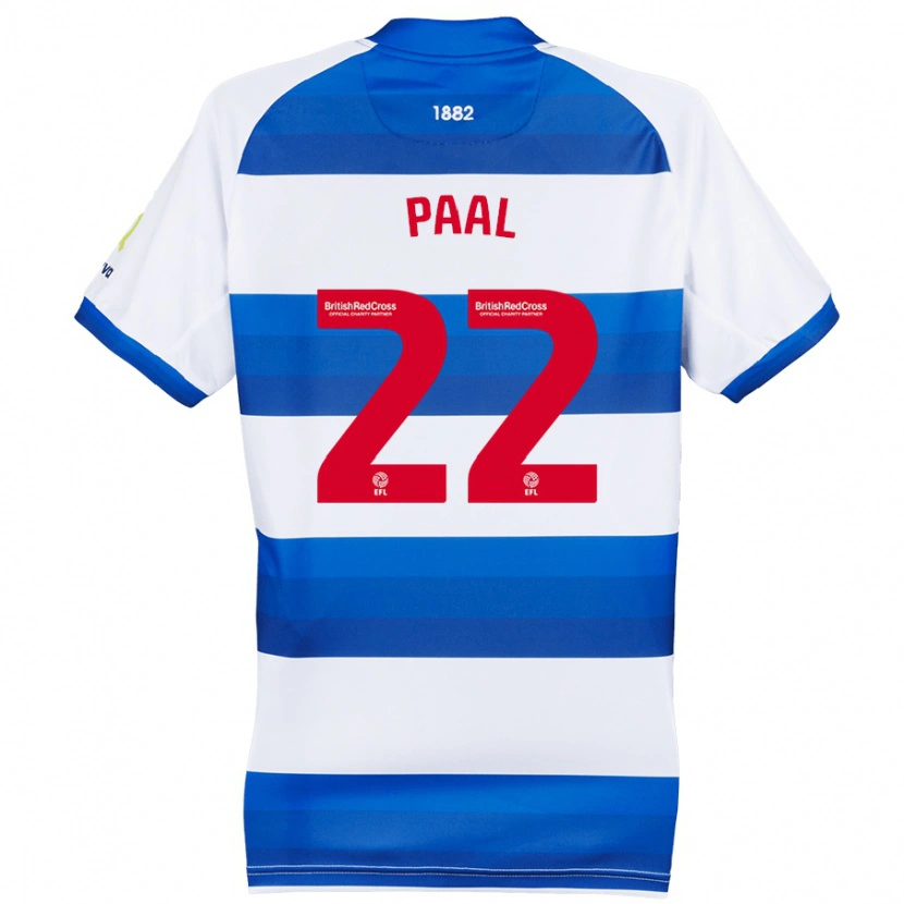 Danxen Men Kenneth Paal #22 White Blue Home Jersey 2024/25 T-Shirt