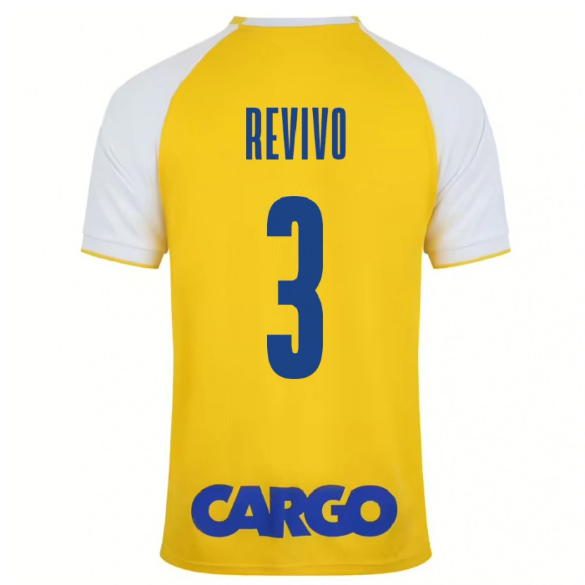 Danxen Men Roy Revivo #3 Yellow White Home Jersey 2024/25 T-Shirt